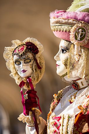 Venice Carnival in St. Marco Square