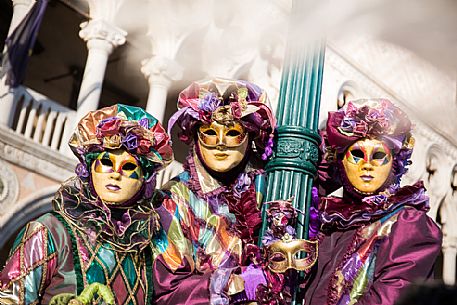 Venice Carnival in St. Marco Square