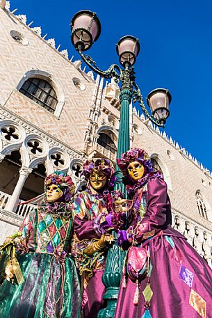 Venice Carnival in St. Marco Square