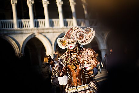 Venice Carnival in St. Marco Square