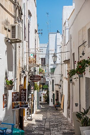 The historic town of Ostuni, known as the White City