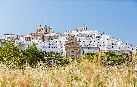 The historic town of Ostuni, known as the White City