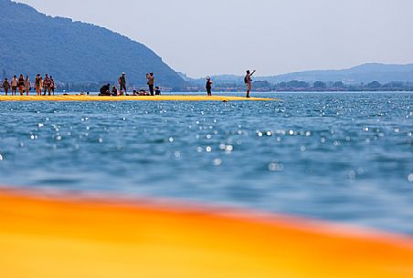 The Floating Piers, by Christo and Jeanne-Claude. Lake Iseo 2016. The Floating Piers, by Christo and Jeanne-Claude. Lake Iseo 2016.