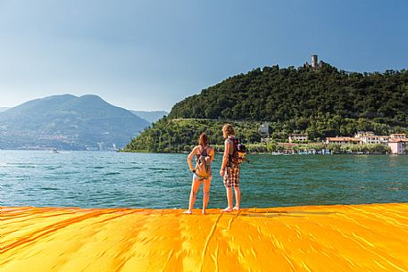 The Floating Piers, by Christo and Jeanne-Claude. Lake Iseo 2016. The Floating Piers, by Christo and Jeanne-Claude. Lake Iseo 2016.