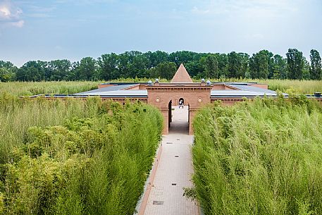 The biggest maze of bamboo, Labyrinth by Franco Maria Ricci, Parma, Italy