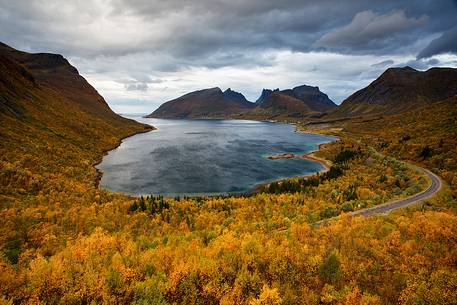 One of the amazing landscapes of Senja Island.