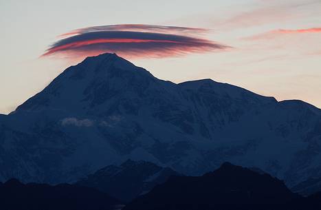 Amazing view of Mount McKinley, Alaska.