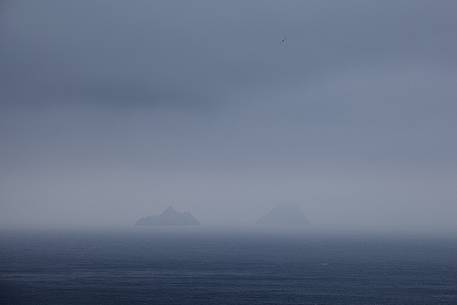 Misty Skellig Islands, Kerry, Ireland Misty Skellig Islands, Kerry, Ireland