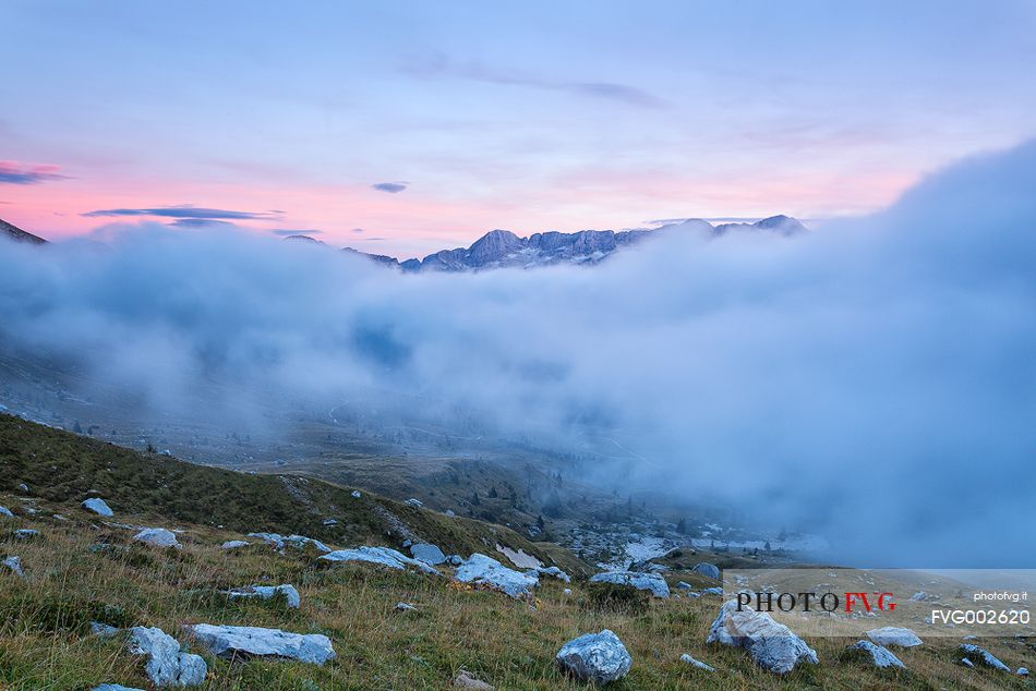 Highland of Montasio in the autumn