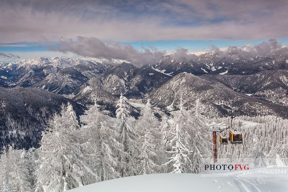 Julian Alps, cableways to Mount Lussari