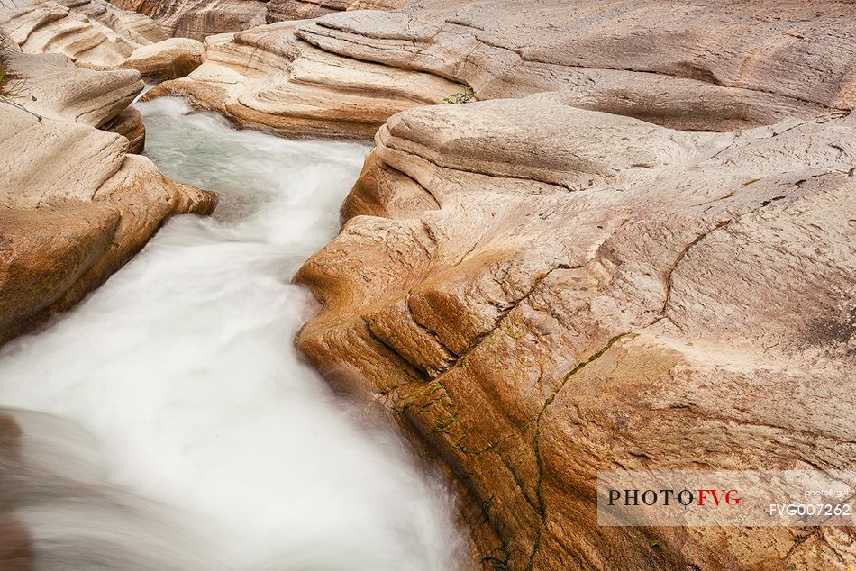 Canyon- the core of the river Orta, Majella National park