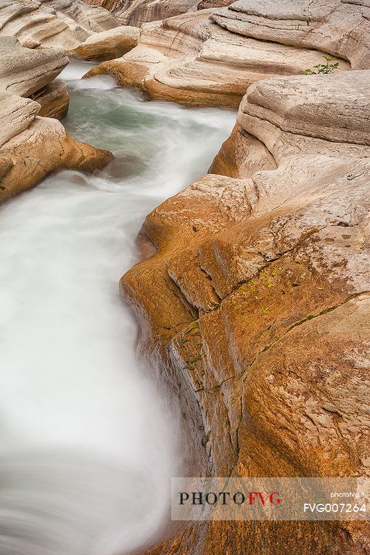 Canyon- the core of the river Orta, Majella National park