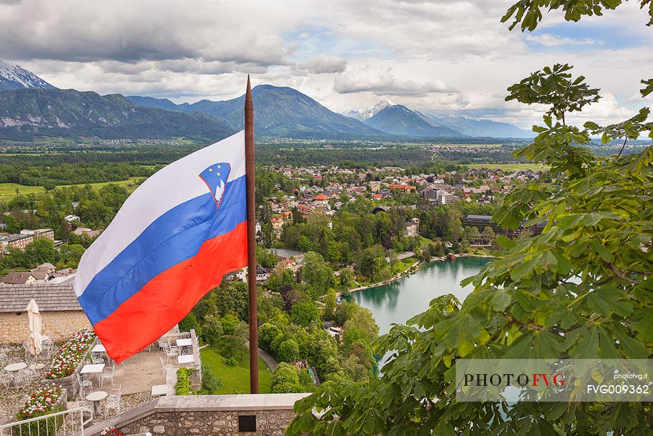 View to the Bled tom the Bled Castle