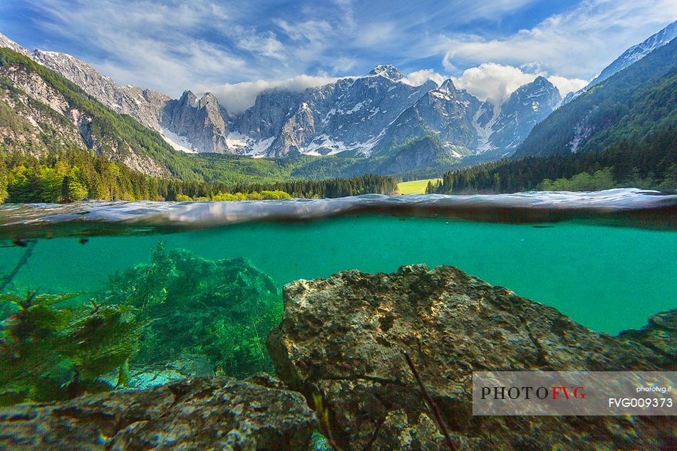 The Fusine Lakes' basin is one of the most beautiful place of the region.