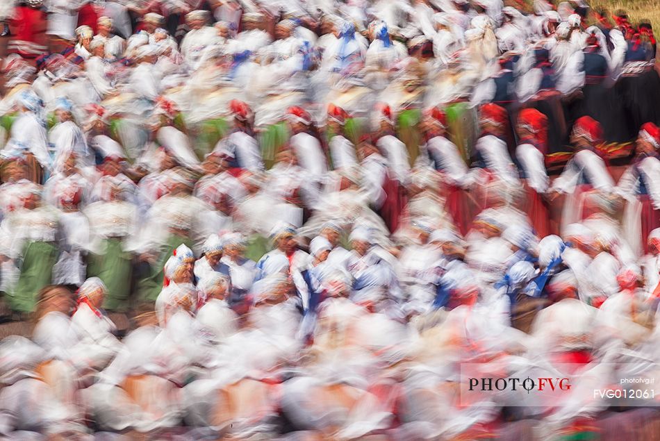 This is the story of time manifesting itself in our ancestors heritage and us shaping our time through our own touches, contacts, caresses and impacts.
Song and dance celebrations are an old and very important tradition for Estonia and Estonians (the first song celebration took place in 1869 and the first dance celebration in 1934) and these celebrations are nowadays held every five years. In 2003 our tradition of song and dance celebrations was entered to UNESCOs List of Intangible Cultural Heritage.