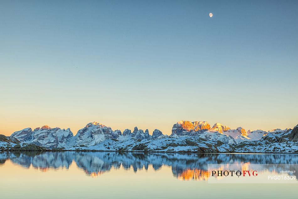 Dolomiti of Brenta,Natural Park of Adamello-Brenta, Presanella mountain group, lake Nero