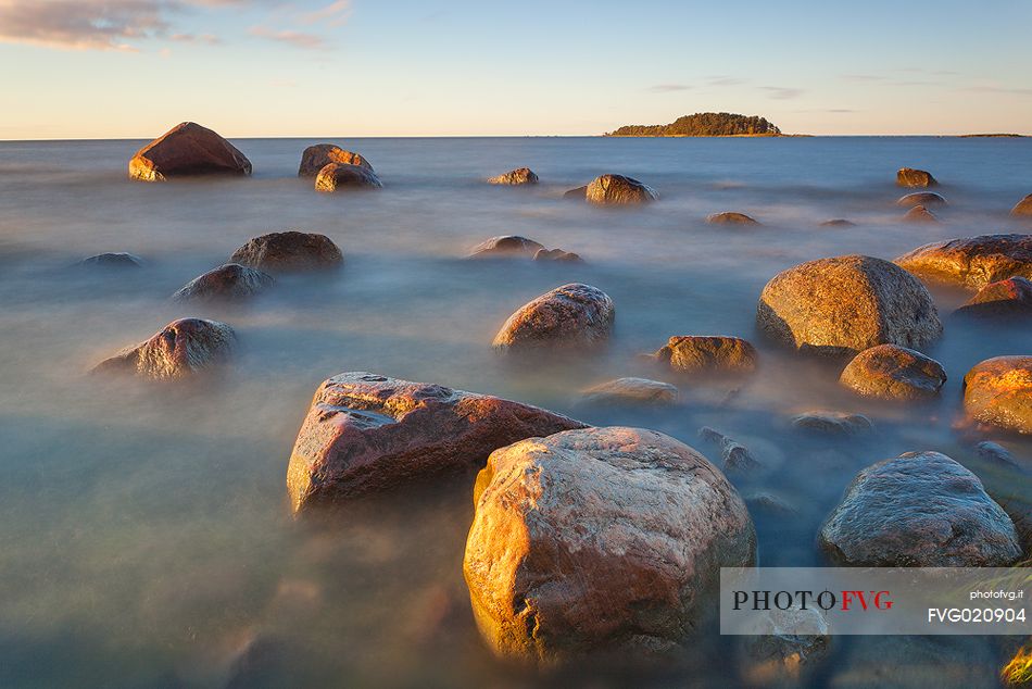 Lahemaa National Park.
Ksmu peninsula is a gigantic natural Ice Age park with a unique boulder field and rocks left behind by glacial drift, Estonia