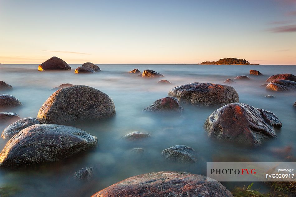 Lahemaa National Park.
Ksmu peninsula is a gigantic natural Ice Age park with a unique boulder field and rocks left behind by glacial drift, Estonia