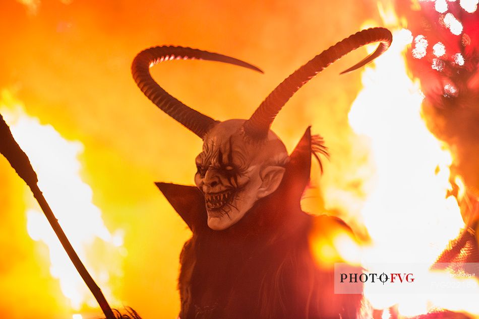 Bad Santa, meet Krampus: a half-goat, half-demon, horrific beast who literally beats people into being nice and not naughty. Krampus, whose name is derived from the German word krampen, meaning claw, is said to be the son of Hel in Norse mythology. The legendary beast also shares characteristics with other scary, demonic creatures in Greek mythology, including satyrs and fauns,Tarvisio, Italy