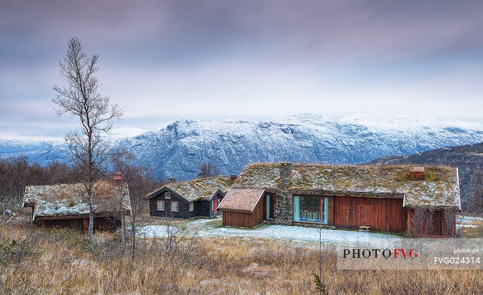 Traditional hotel in Harahorn, Norway