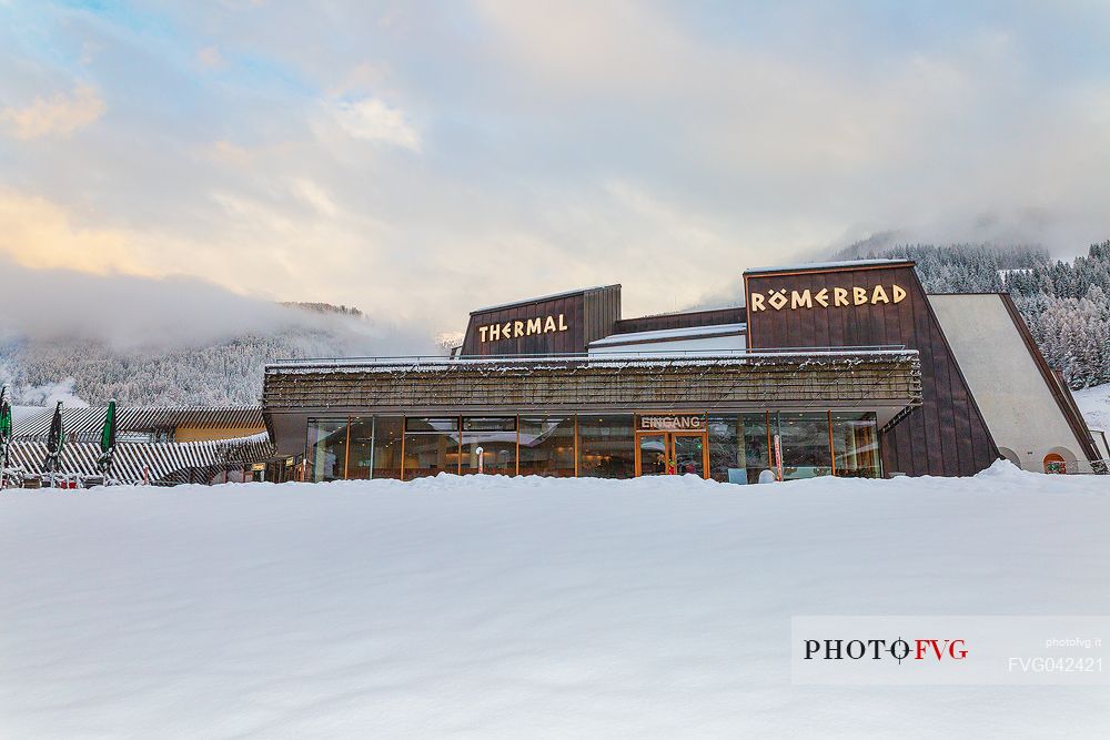 Winter view of Alpin Wellness Romerbad, Bad Kleinkirchheim, Carinthia, Austria