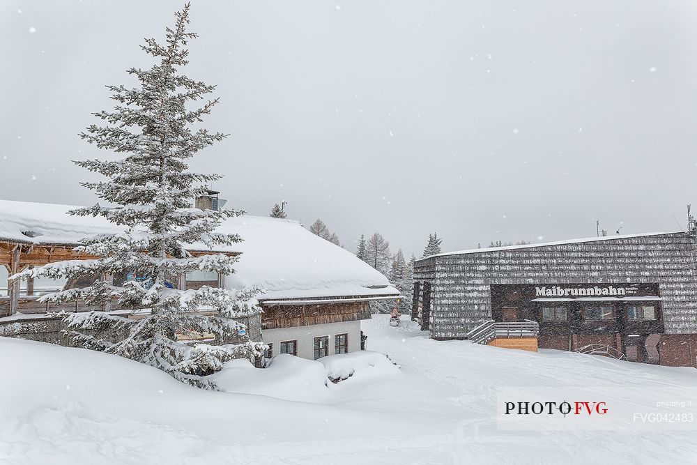 The top of Maibrunnbahn alpine station, Bad Kleinkirchheim, Carinthia, Austria, Europe