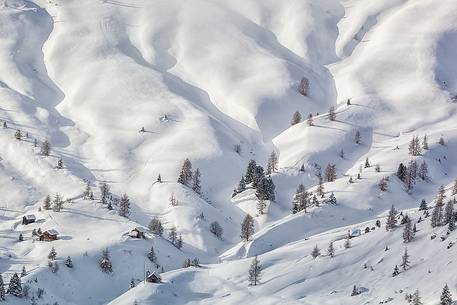 Passo giau winter shapes