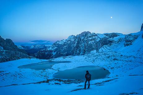 Lakes in the highlands of Lavaredo