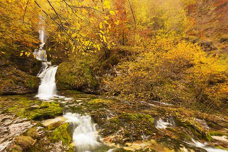 Goriuda waterfall, Julian Prealps Nature Park