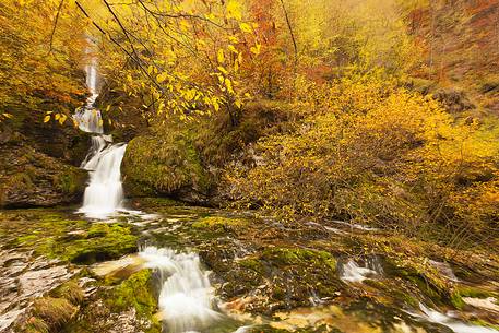 Goriuda waterfall, Julian Prealps Nature Park