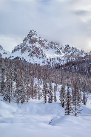 Cadini Misurina on blue hour