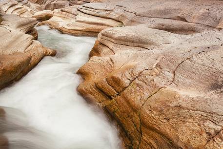 Canyon- the core of the river Orta, Majella National park