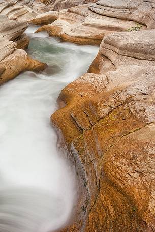 Canyon- the core of the river Orta, Majella National park