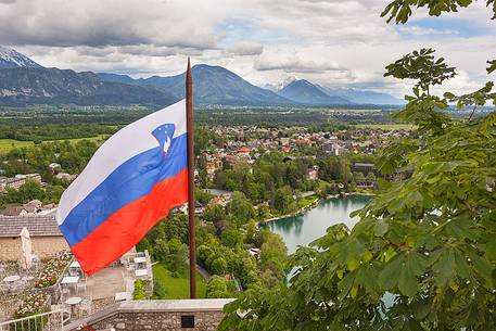 View to the Bled tom the Bled Castle