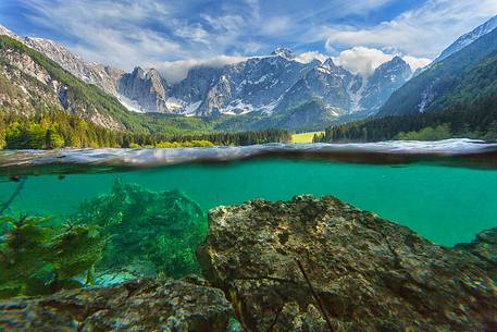 The Fusine Lakes' basin is one of the most beautiful place of the region.
