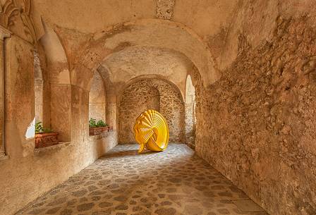 Villa Rufolo is a building within the historic center of Ravello, a town in the province of Salerno, Italy, and which overlooks the front of the cathedral square. The initial layout dates from the thirteenth century, with extensive remodeling in the nineteenth century.