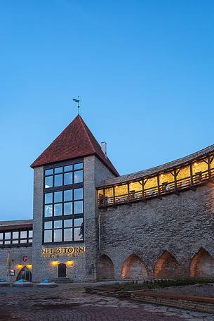 sunrise on Tallinn old town