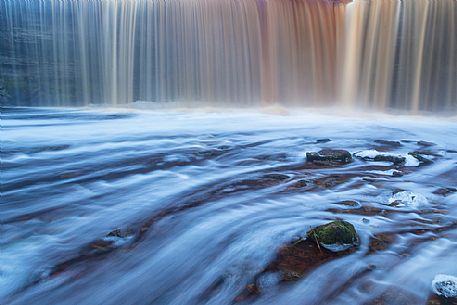 The Jägala Waterfall is a waterfall in Northern Estonia on Jägala River. It is the biggest natural waterfall in Estonia with height about 8 meters, Estonia The Jägala Waterfall is a waterfall in Northern Estonia on Jägala River. It is the biggest natural waterfall in Estonia with height about 8 meters, Estonia