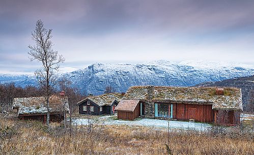 Traditional hotel in Harahorn, Norway