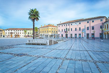 The main square Piazza Grande and the town hall of Palmanova, Friuli Venezia Giulia, Italy The main square Piazza Grande and the town hall of Palmanova, Friuli Venezia Giulia, Italy