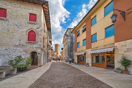 Downtown of Marano Lagunare village, Friuli Venezia Giulia, Italy