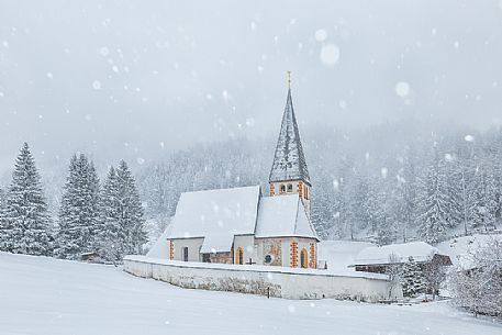 The small church of St. Oswald near Bad Kleinkirchheim, Carinthia, Austria, Europe The small church of St. Oswald near Bad Kleinkirchheim, Carinthia, Austria, Europe