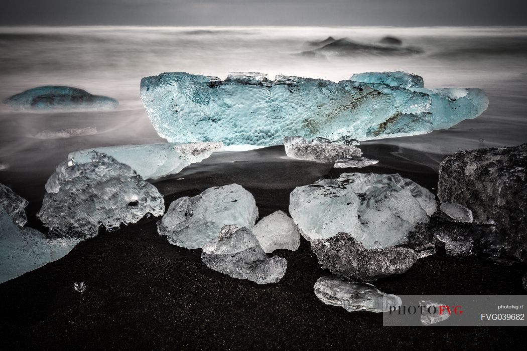 Jkulsrln ice beach, Iceland, Europe