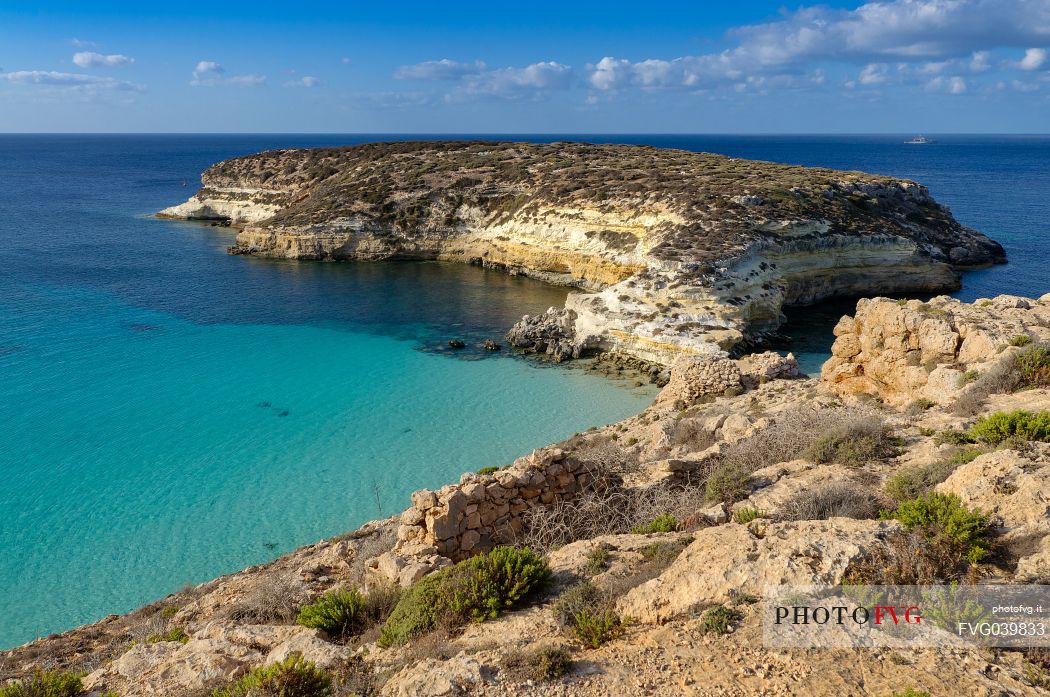 Conigli island, Lampedusa, Sicily, Italy