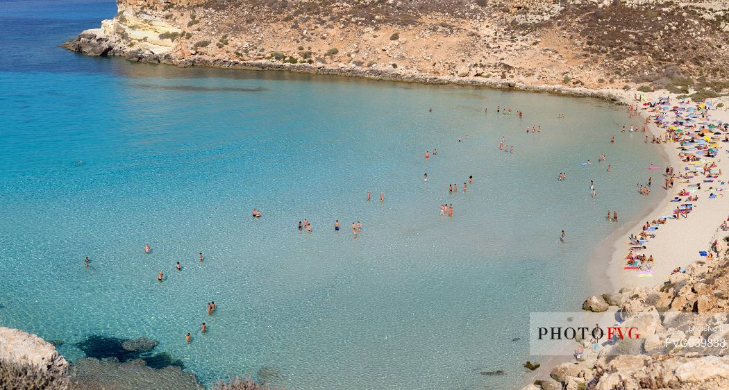 Isola dei Conigli, Conigli island, Lampedusa, Sicily, Italy