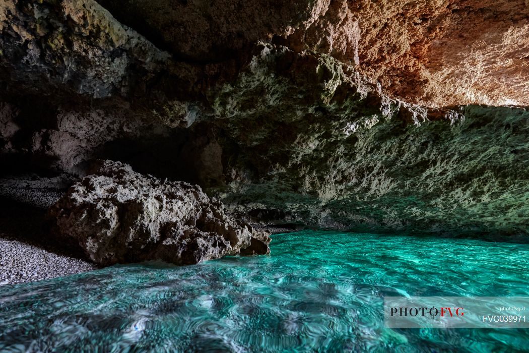 Cave of lovers, Grotta degli innamorati, Zingaro nature reserve, San Vito Lo Capo, Sicily