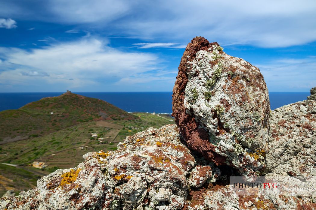 View from Linosa island, Pelagie islands, Sicily, Italy, Europe