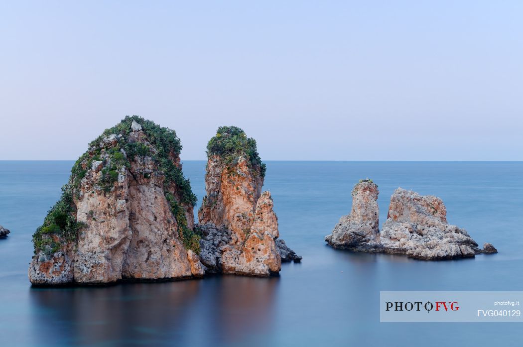 Faraglioni di Scopello, stack rocks, Sicily, Italy, Europe