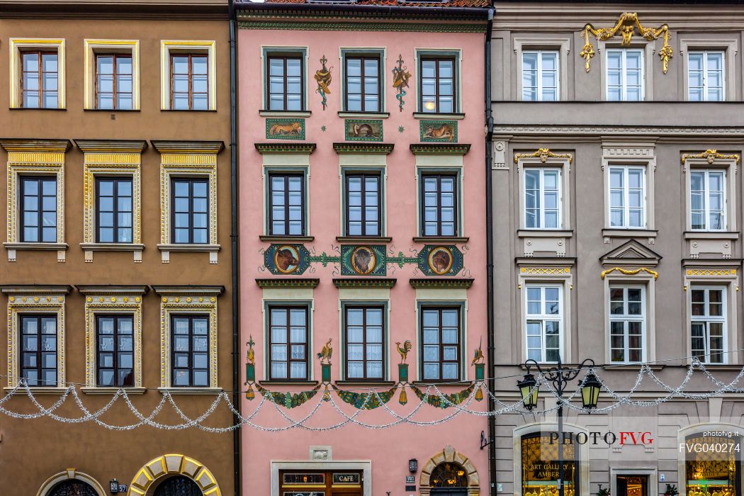 Detail of Old town - Stare Miasto, Warsaw, Poland, Europe