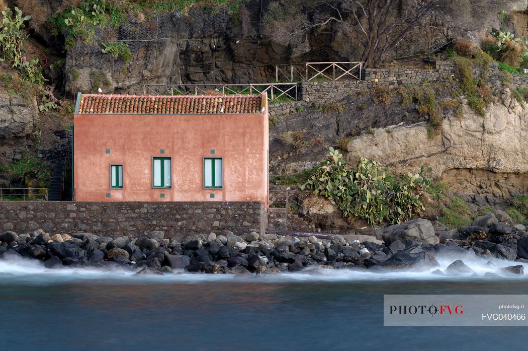 Traditional house in Aci Trezza, Catania, Italy, Europe